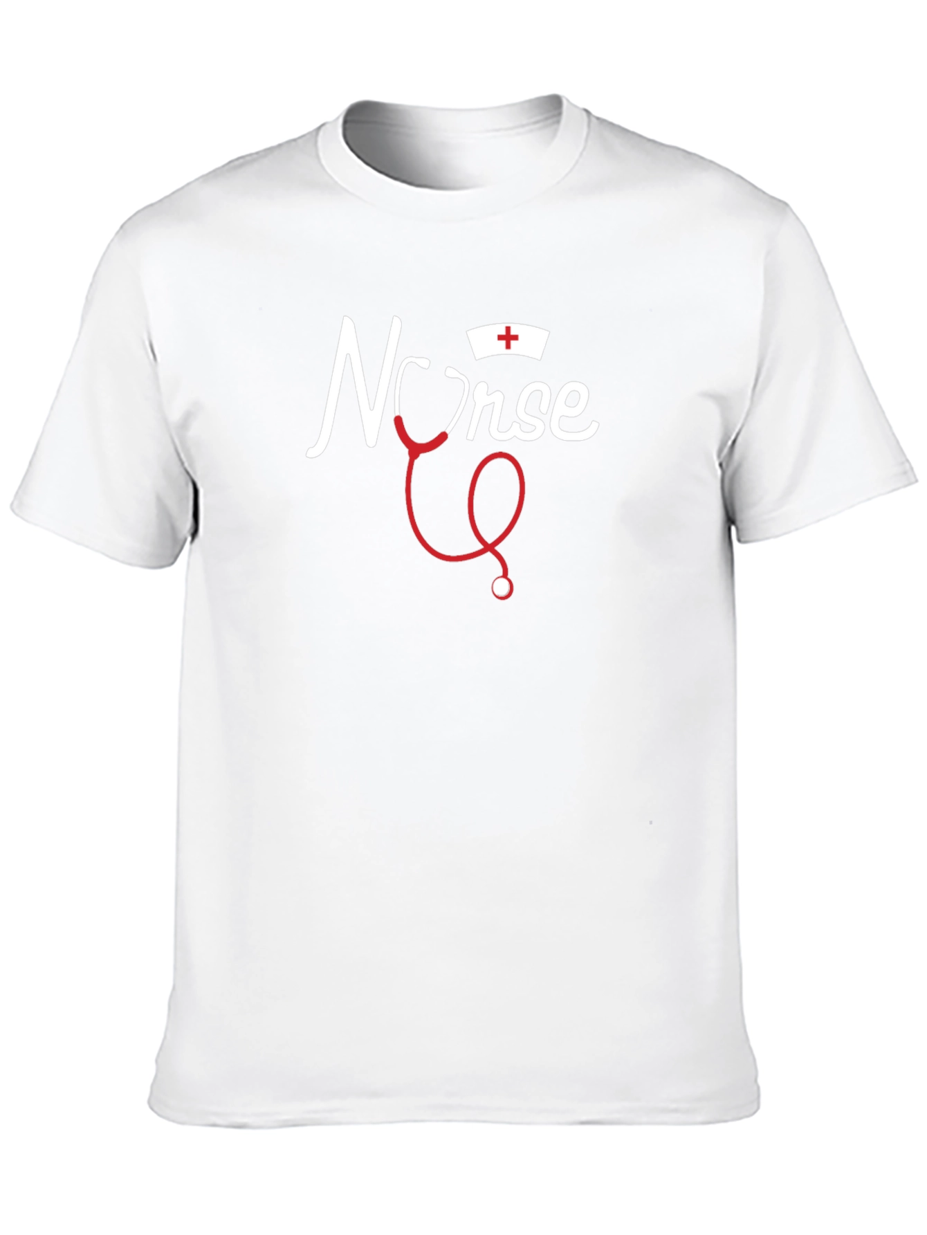 Nurse T-Shirt - Stethoscope Design Medical Apparel