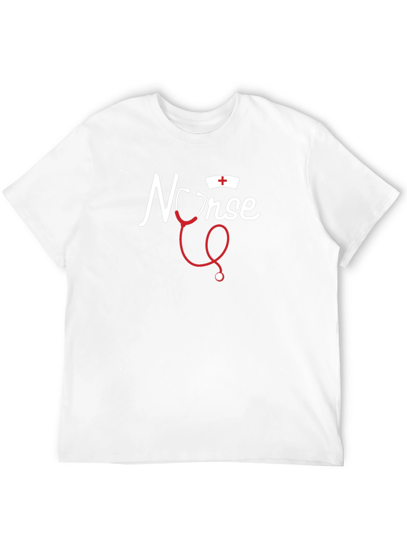 Nurse T-Shirt - Stethoscope Design Medical Apparel