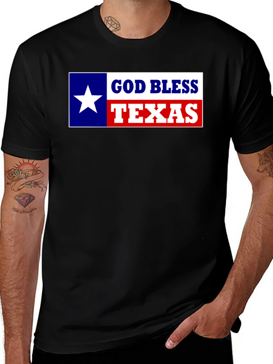 God Bless Texas T-Shirt - Patriotic Lone Star State Pride
