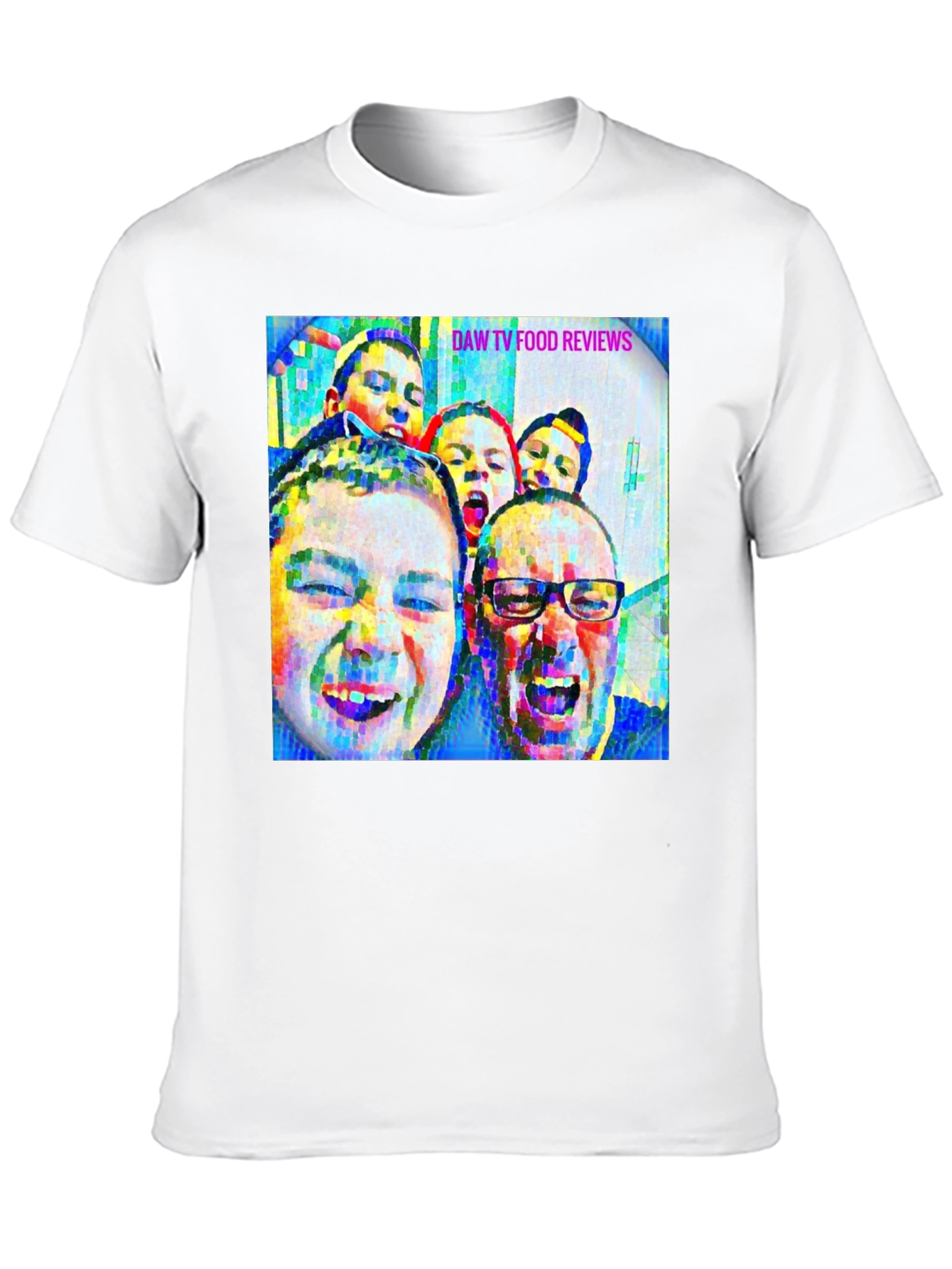 DAW TV Food Reviews Graphic Tee - Black