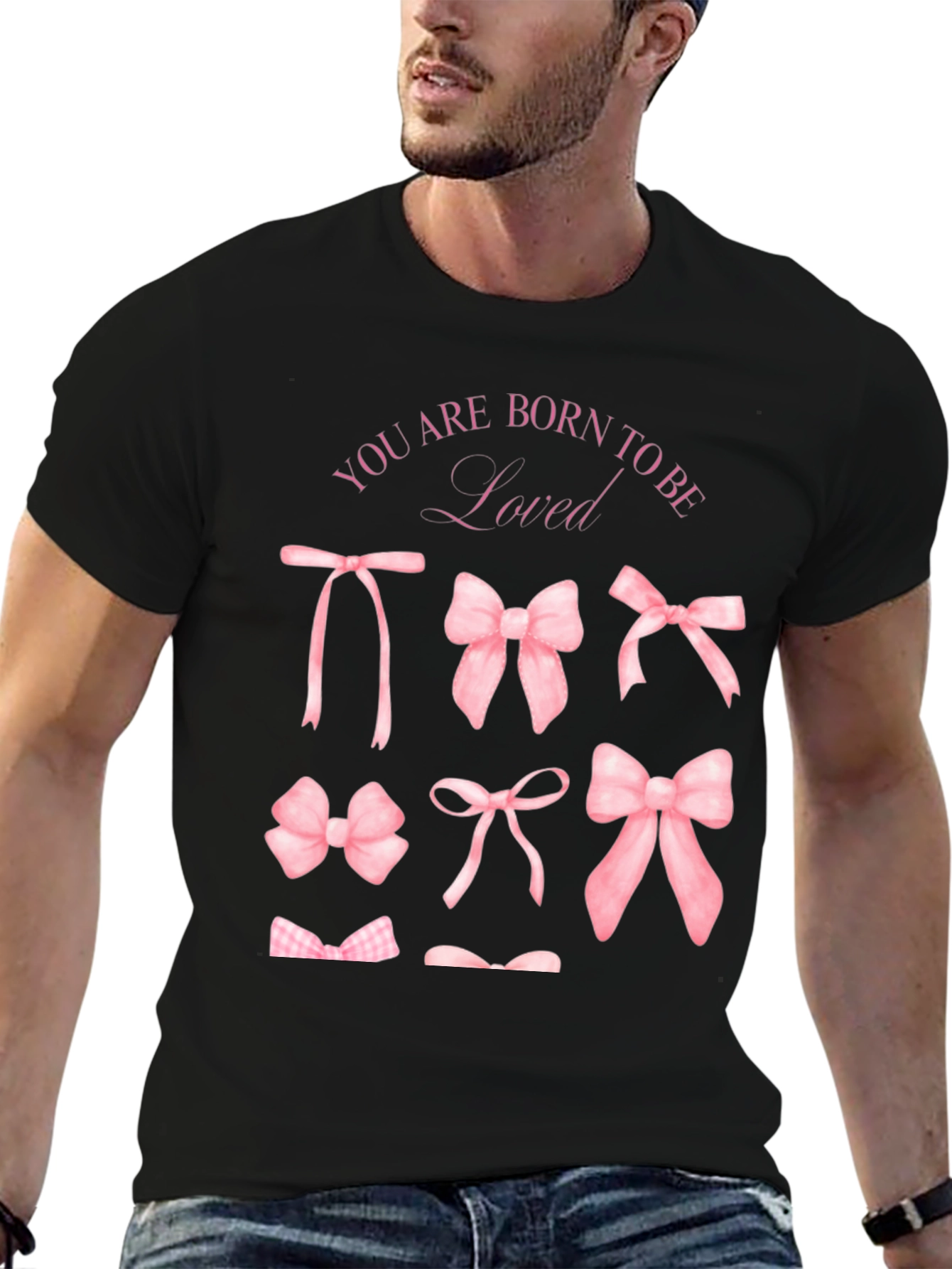 Born to Be Loved Bow T-Shirt