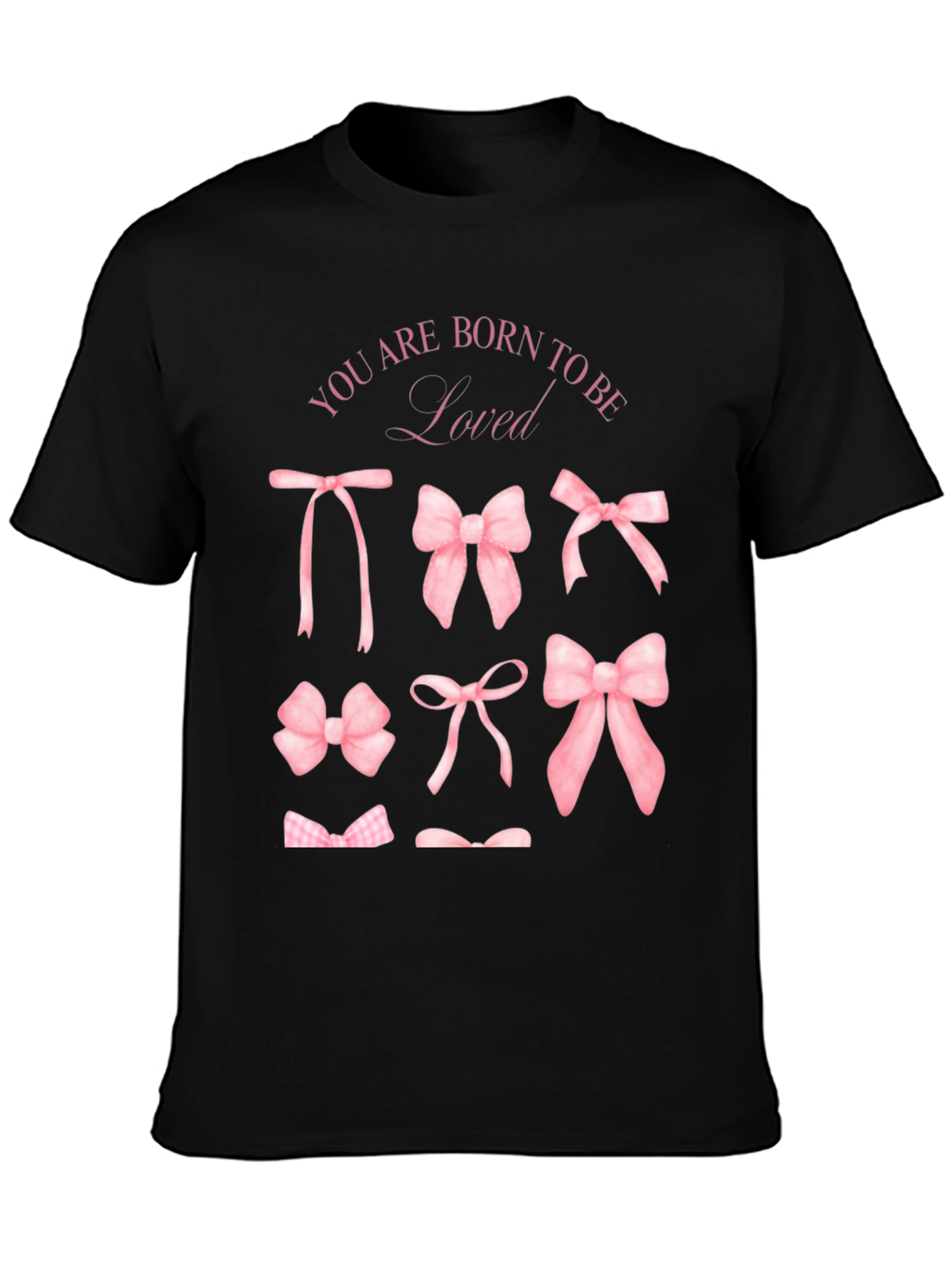 Born to Be Loved Bow T-Shirt