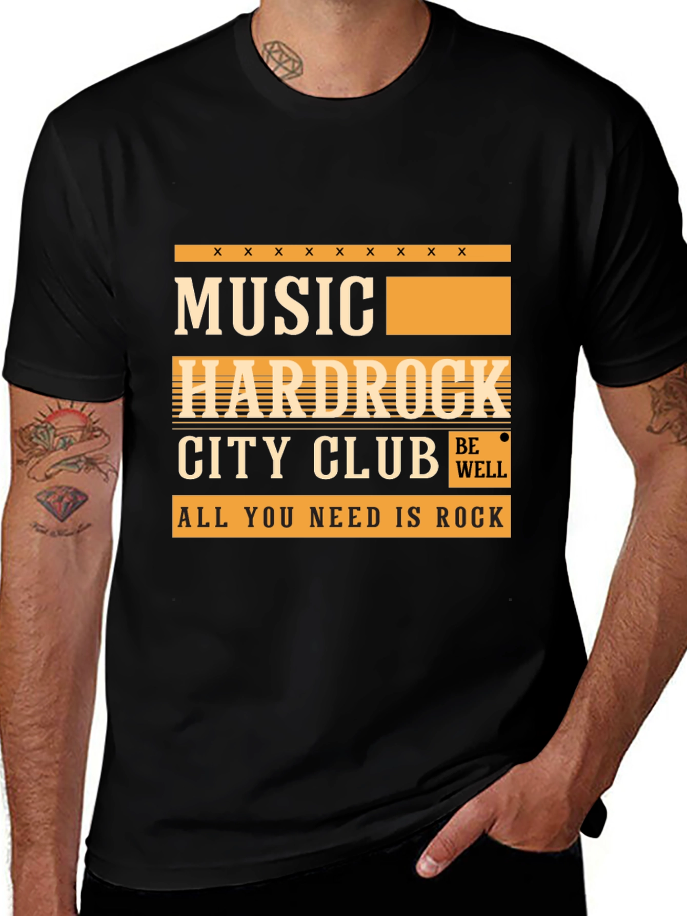 Music Hardrock City Club T-Shirt