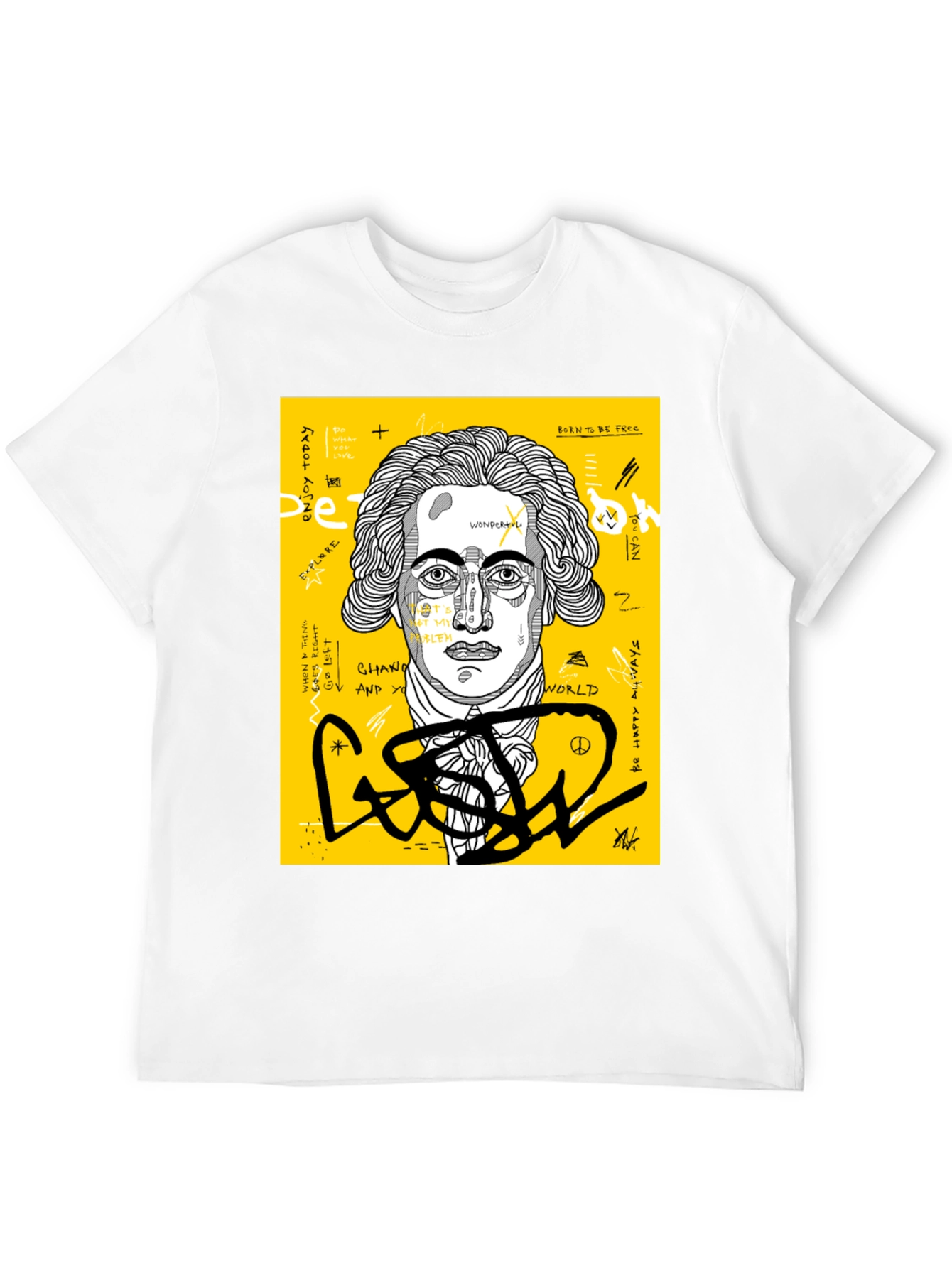 Abstract Art T-Shirt - Unique Graphic Tee