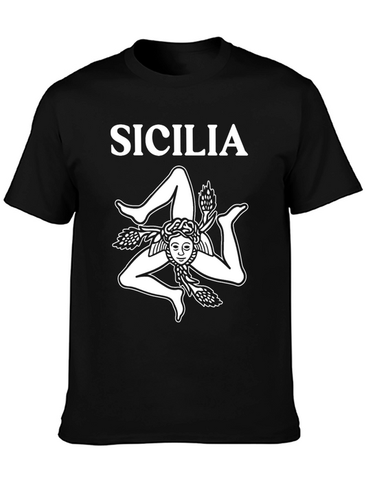 Sicilia T-Shirt - Trinacria Symbol Italian Pride Tee