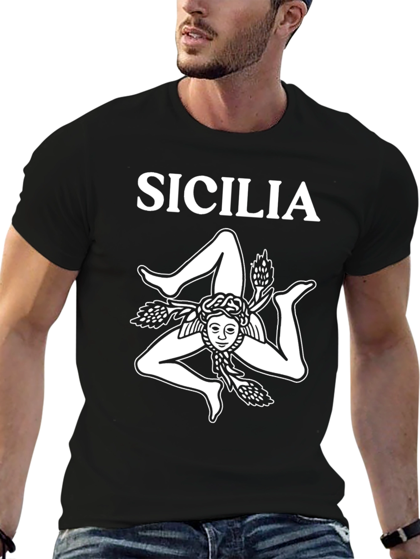 Sicilia T-Shirt - Trinacria Symbol Italian Pride Tee
