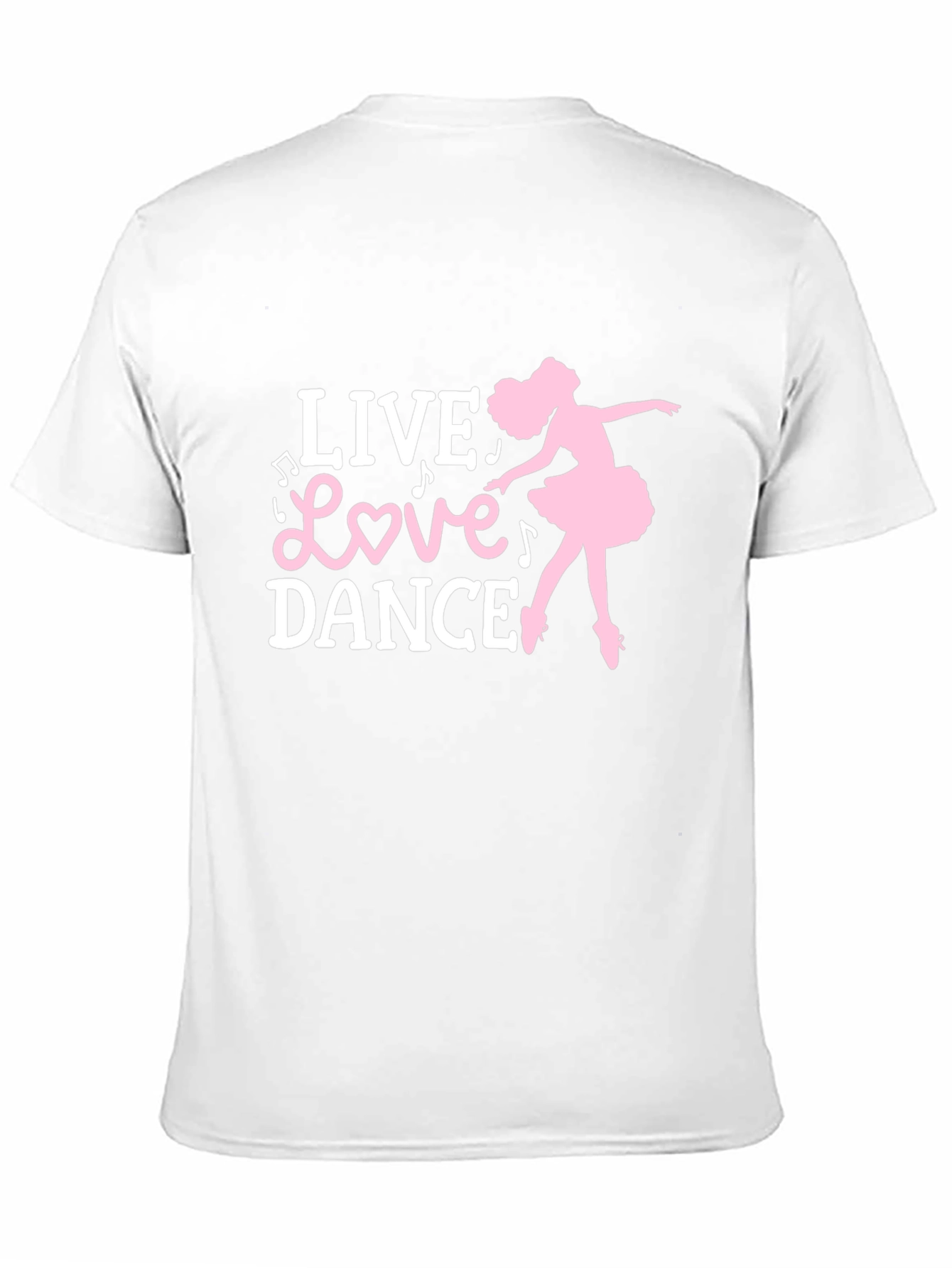 Live Love Dance T-Shirt - Ballet Silhouette