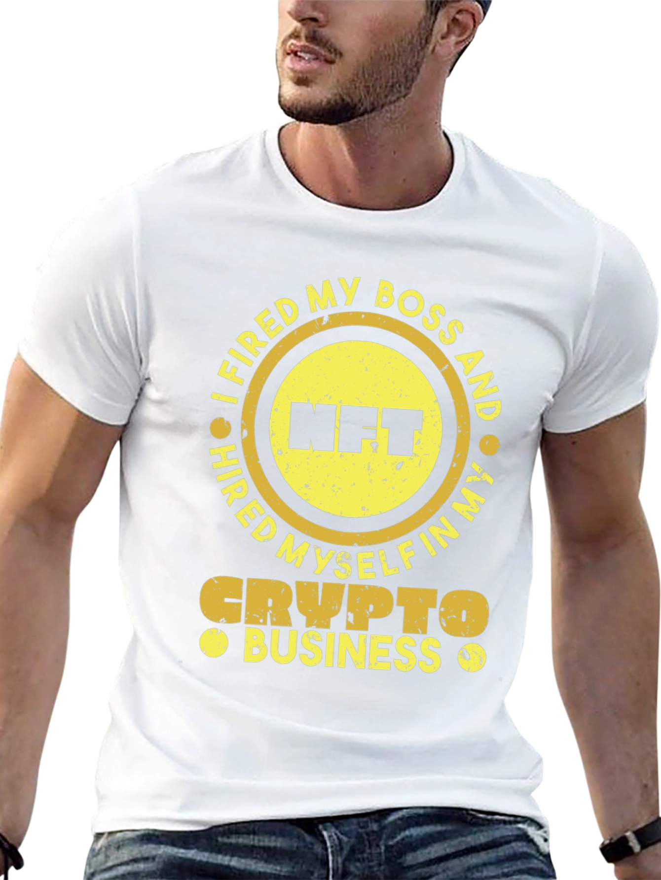 I Fired My Boss NFT Crypto Business T-Shirt