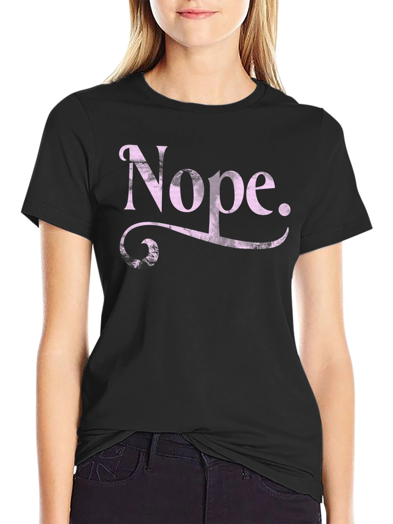Nope Graphic Tee - Funny Sarcastic T-Shirt
