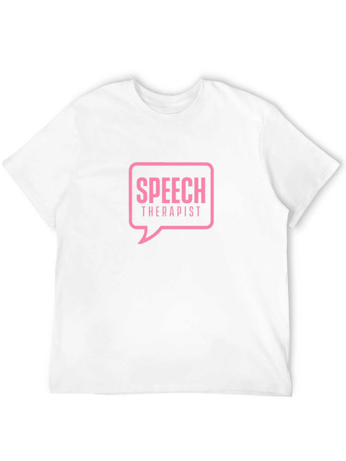 Speech Therapist T-Shirt Black Cotton