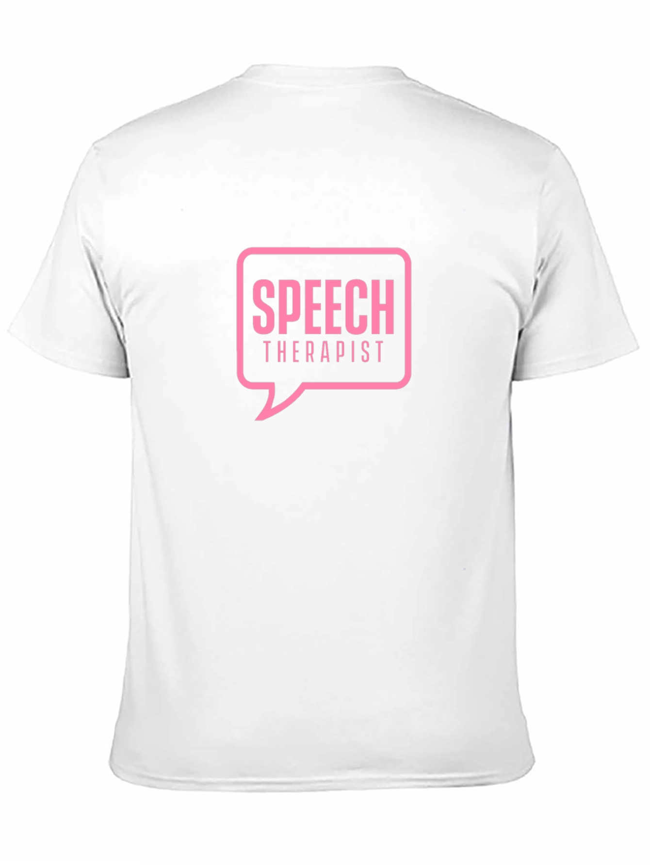 Speech Therapist T-Shirt Black Cotton