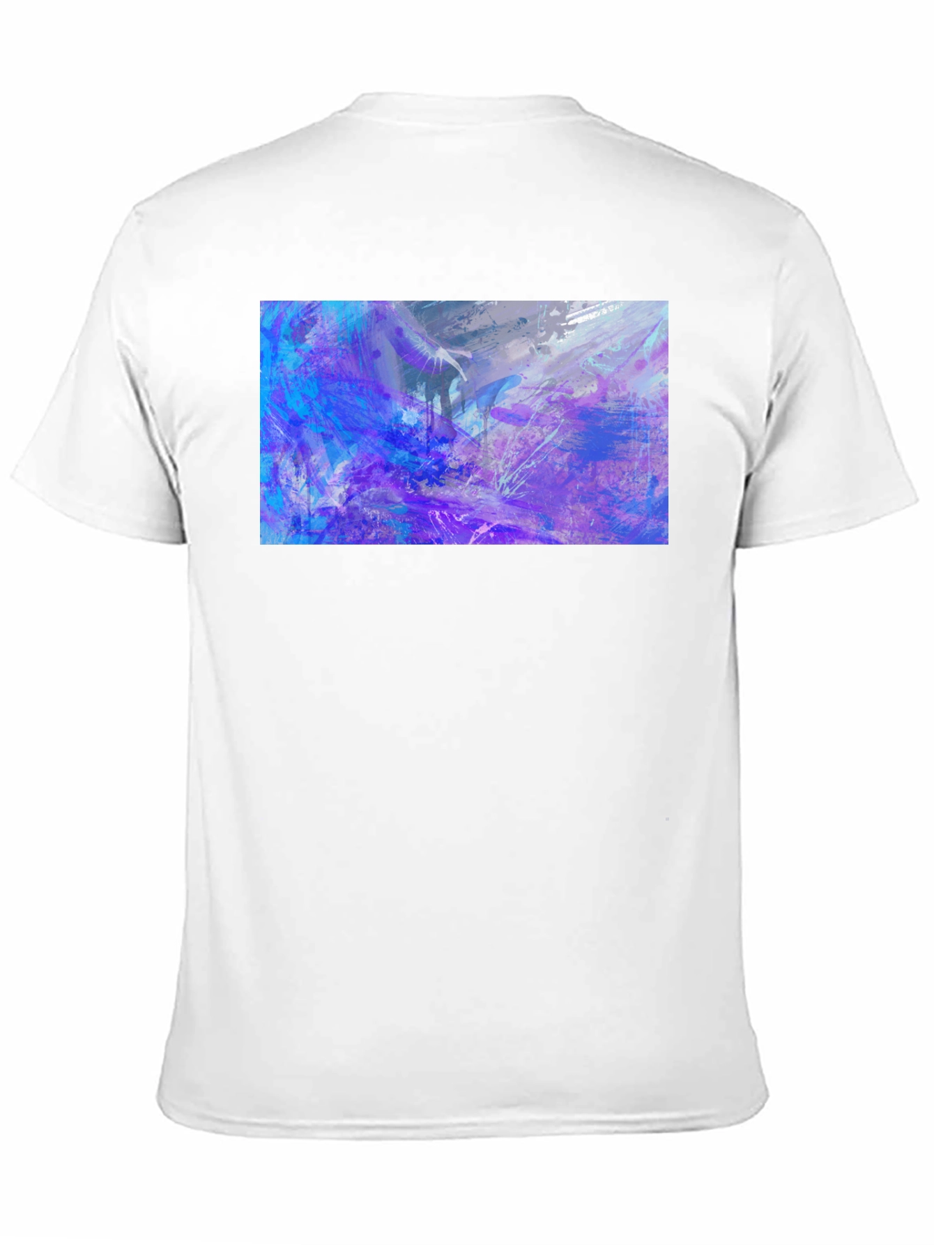 Abstract Art Print Black T-Shirt