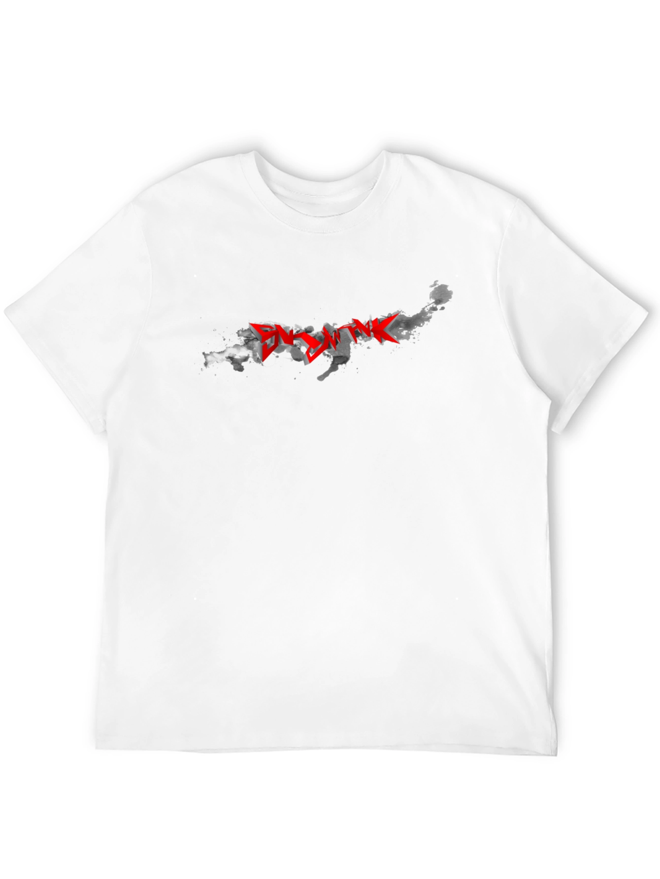 Cyberpunk Graphic Tee - Black Cotton Blend