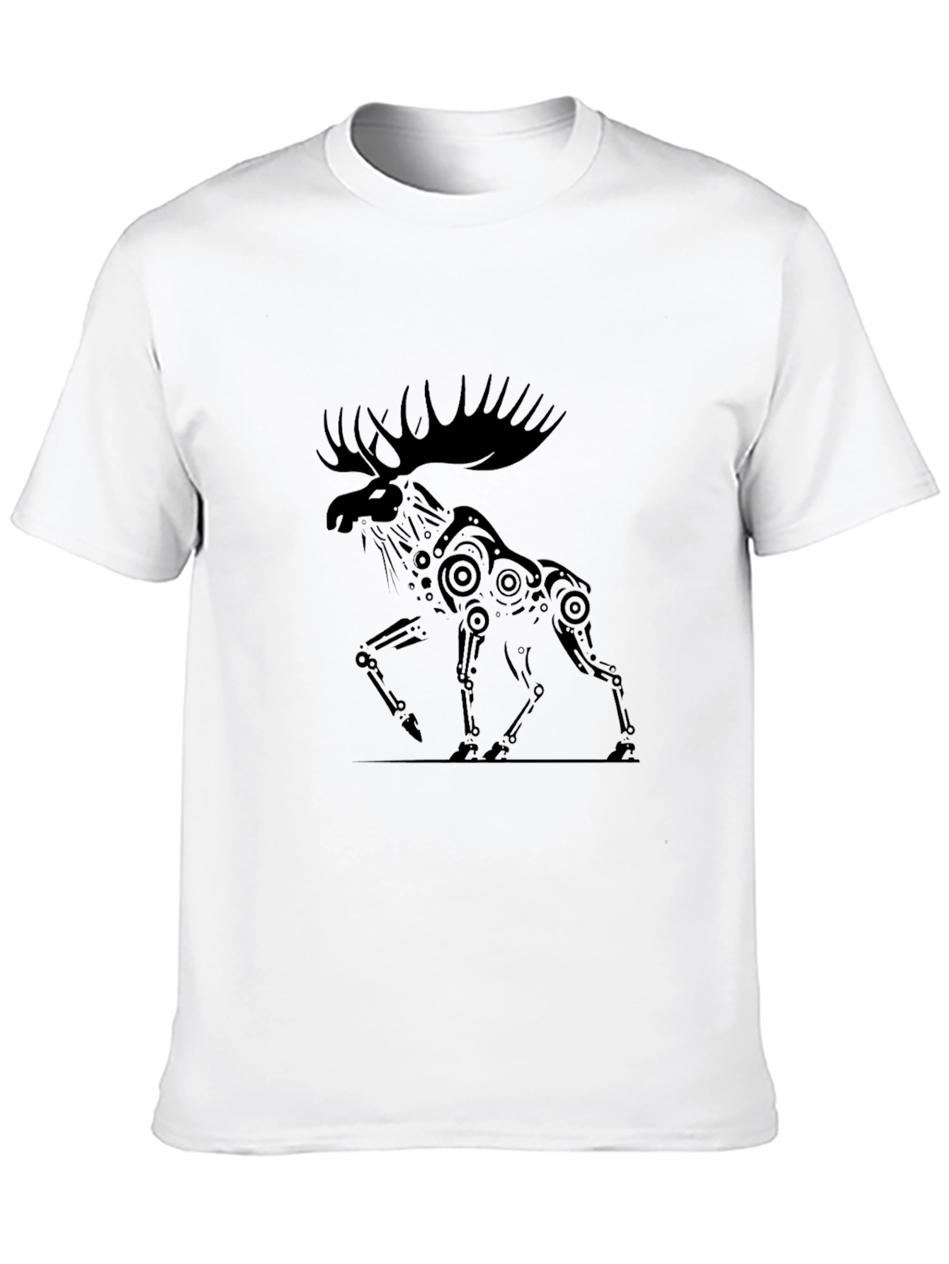 Black Moose Graphic Tee - Mens Short Sleeve