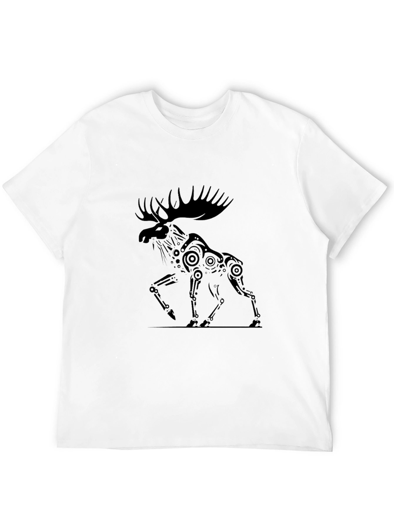 Black Moose Graphic Tee - Mens Short Sleeve