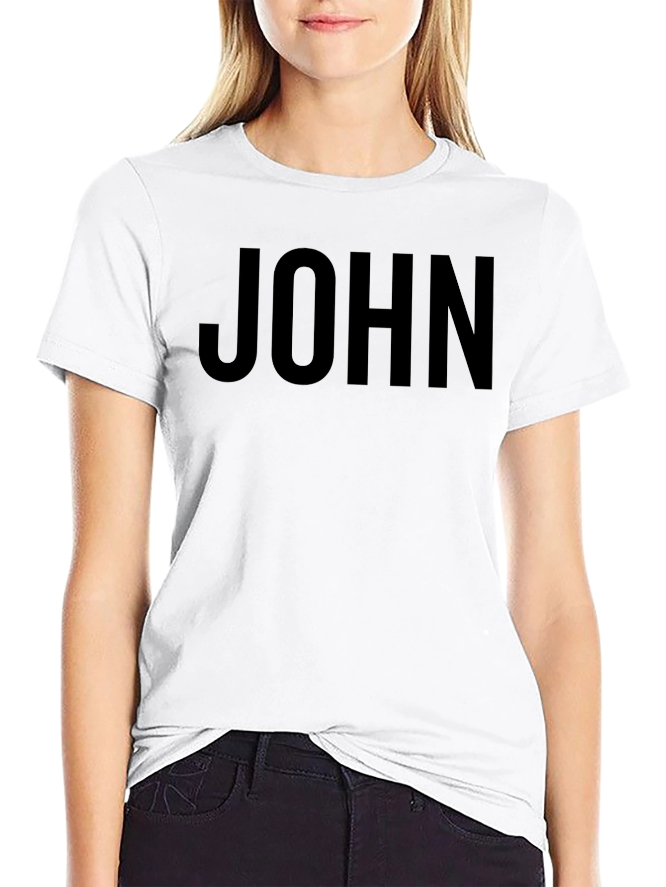 Mens JOHN Black T-Shirt