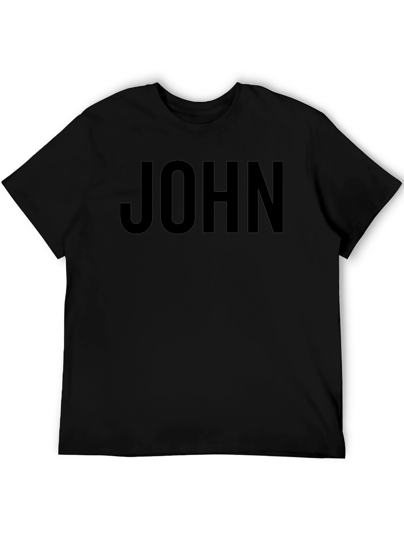 Mens JOHN Black T-Shirt