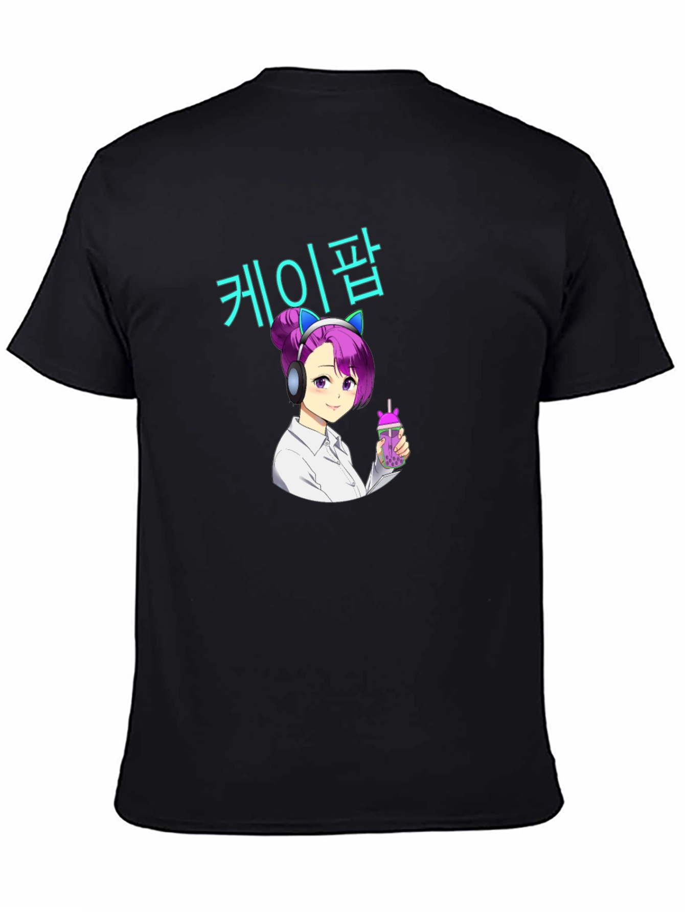 K-Pop Anime Girl Graphic T-Shirt