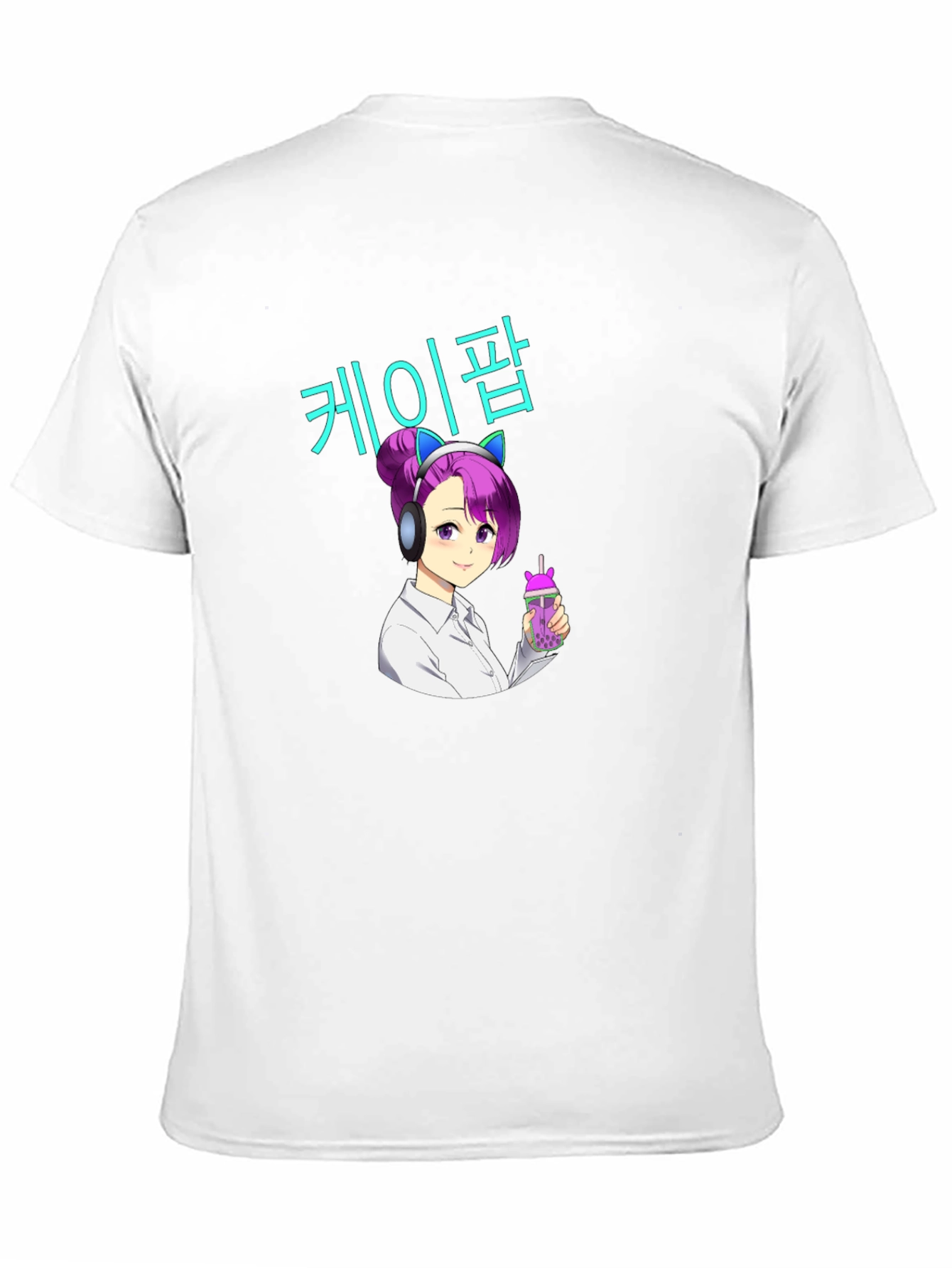 K-Pop Anime Girl Graphic T-Shirt