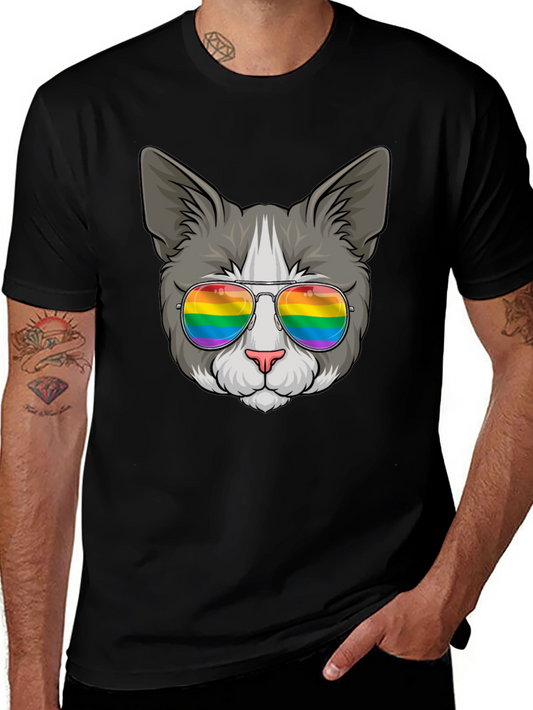 Cool Cat LGBT Pride T-Shirt