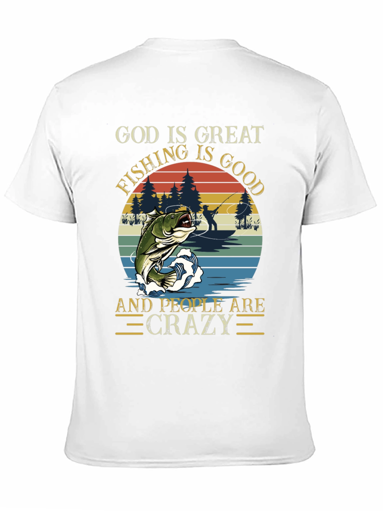 God Is Great Fishing T-Shirt