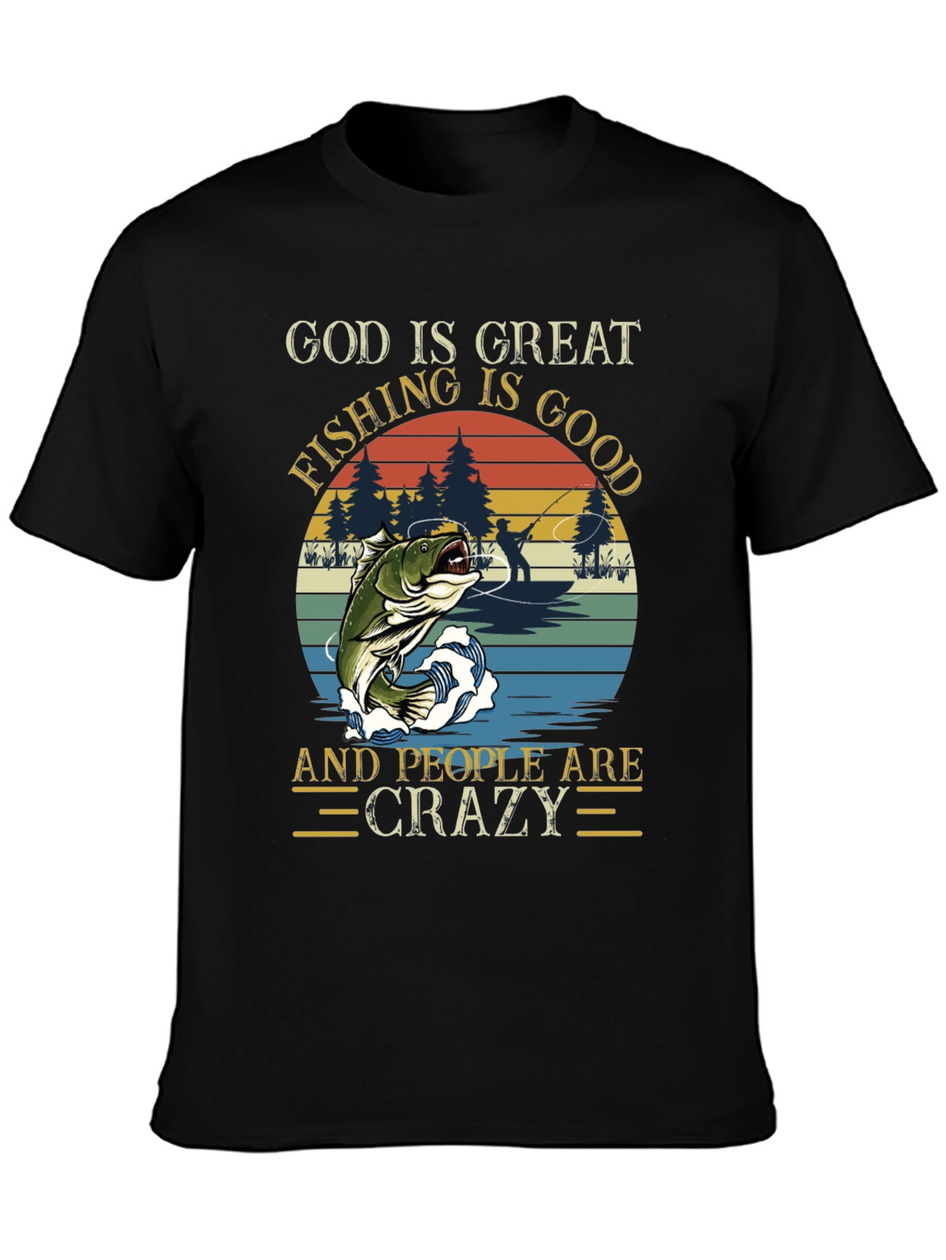 God Is Great Fishing T-Shirt