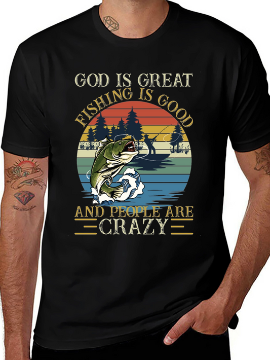 God Is Great Fishing T-Shirt
