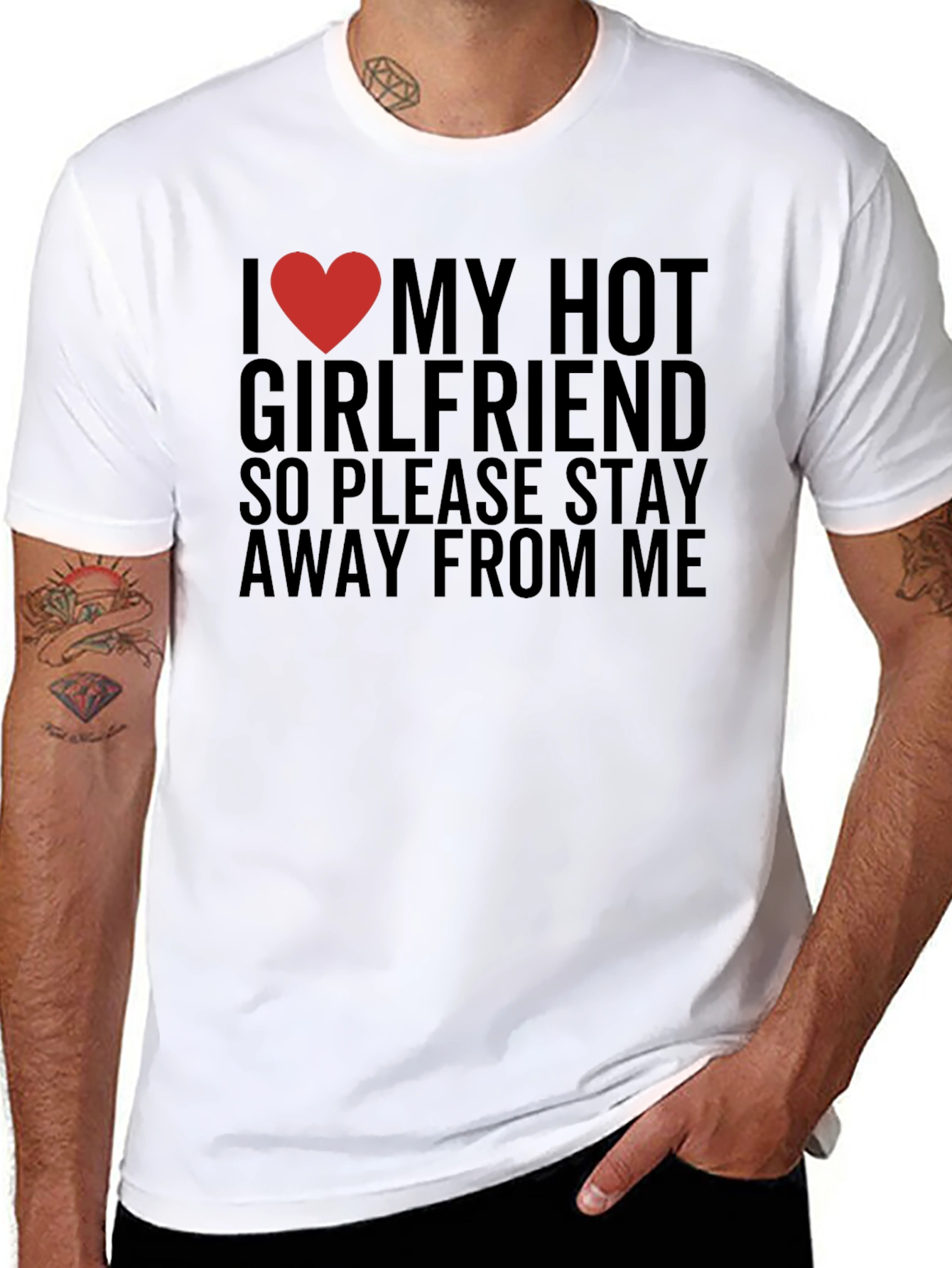 I Love My Hot Girlfriend T-Shirt