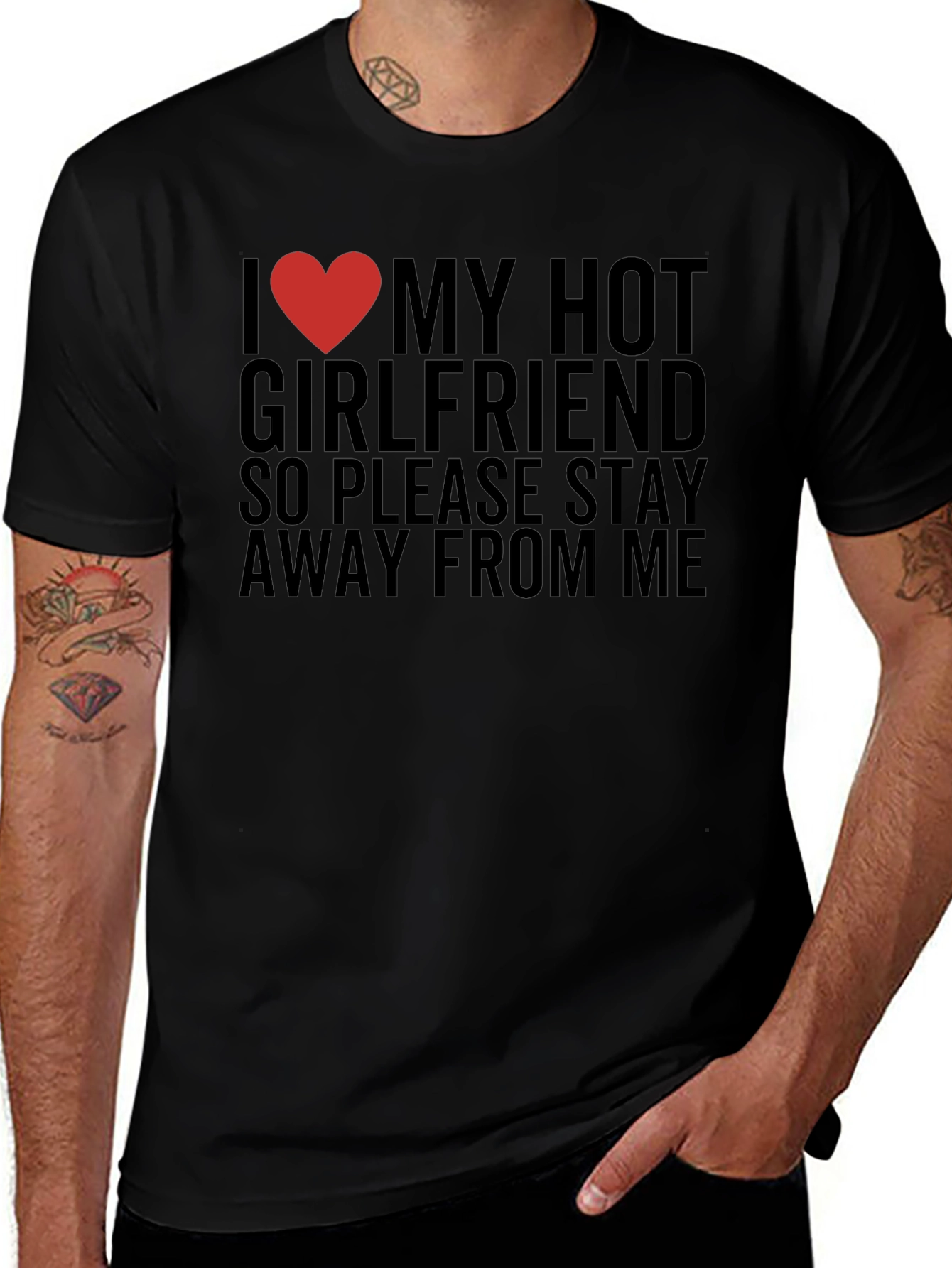 I Love My Hot Girlfriend T-Shirt