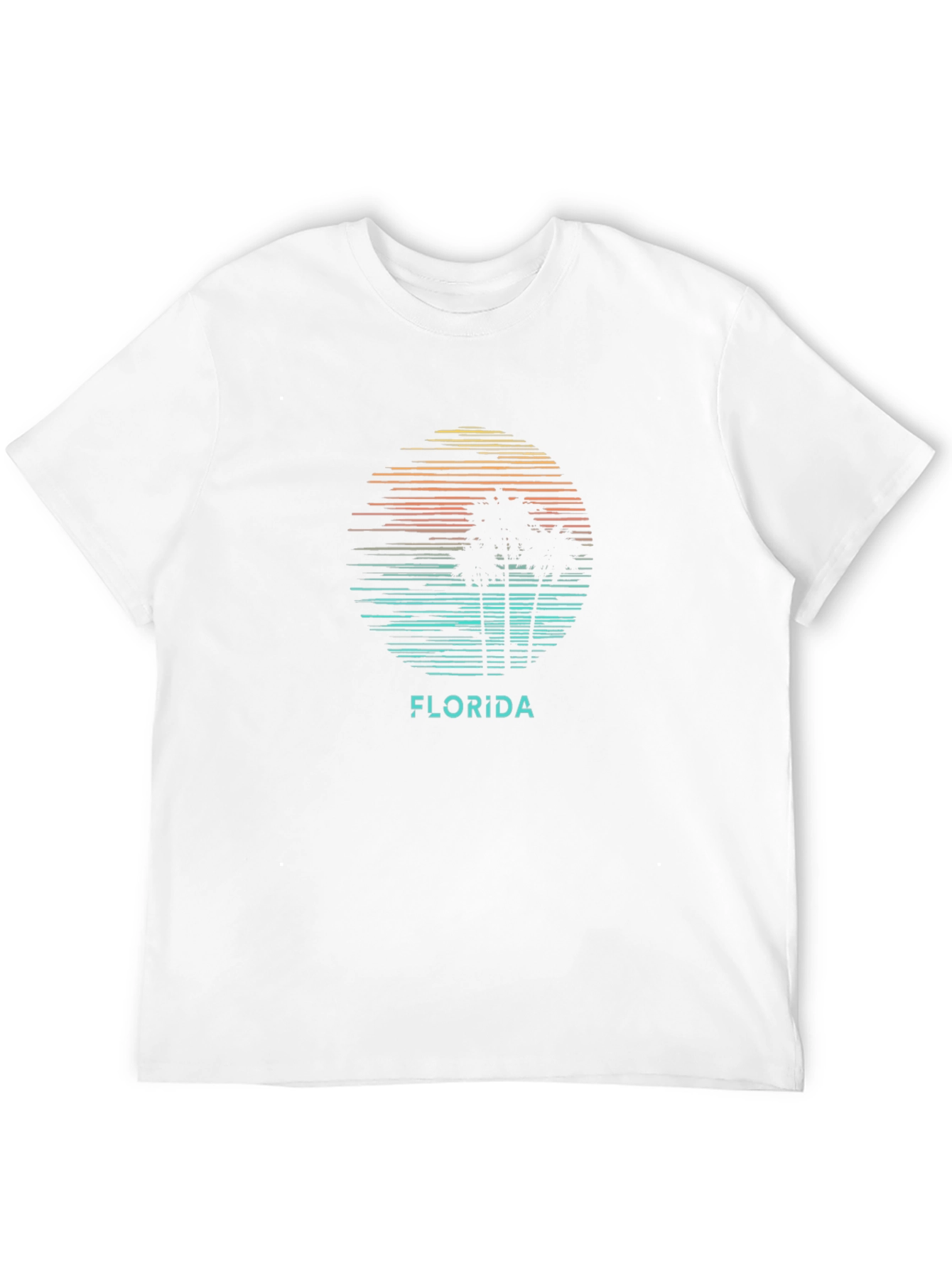 Florida Palms Retro Graphic T-Shirt