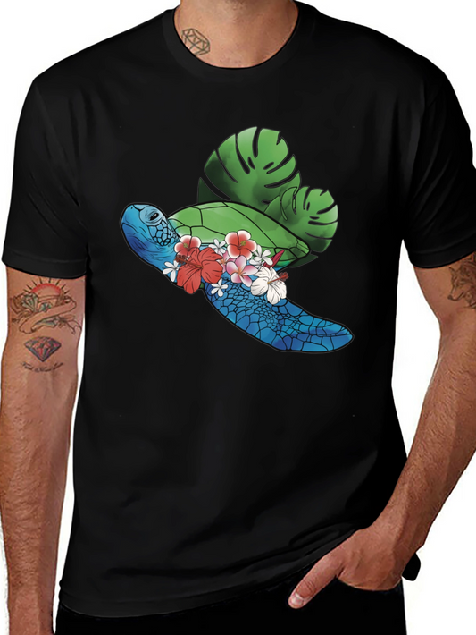 Tropical Turtle Graphic Tee