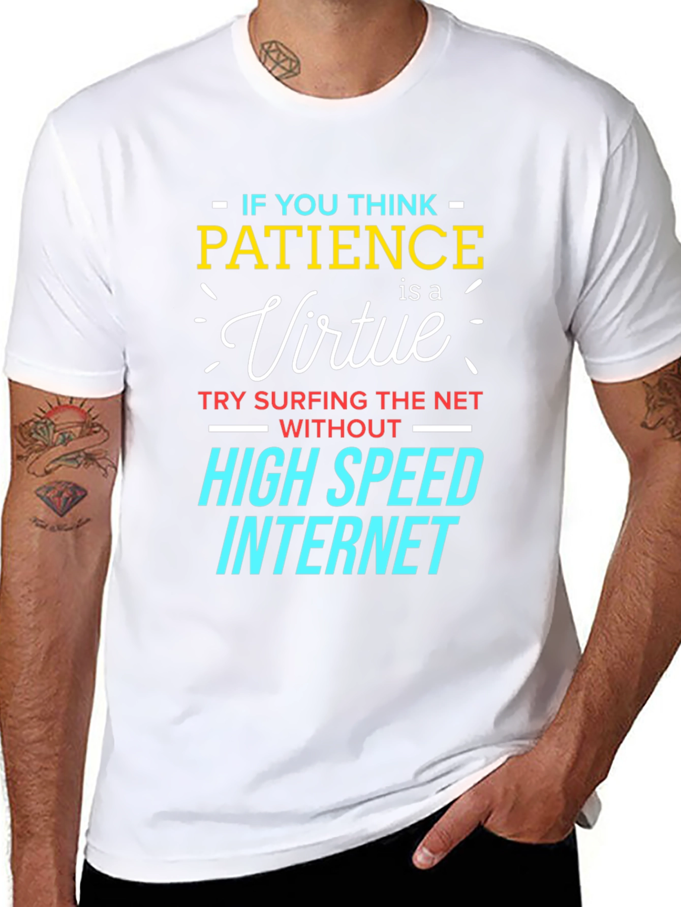 Patience Virtue High Speed Internet T-Shirt
