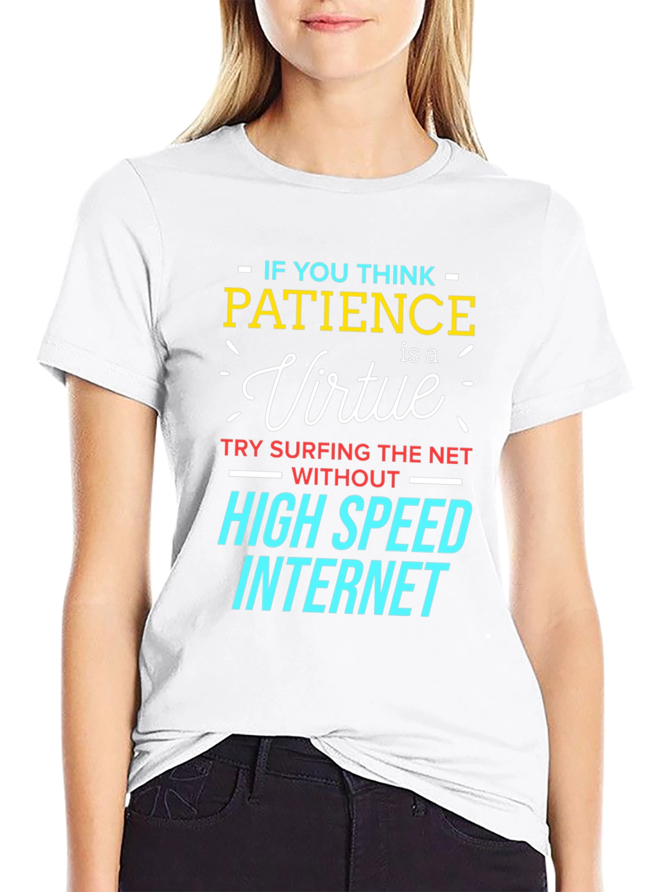 Patience Virtue High Speed Internet T-Shirt