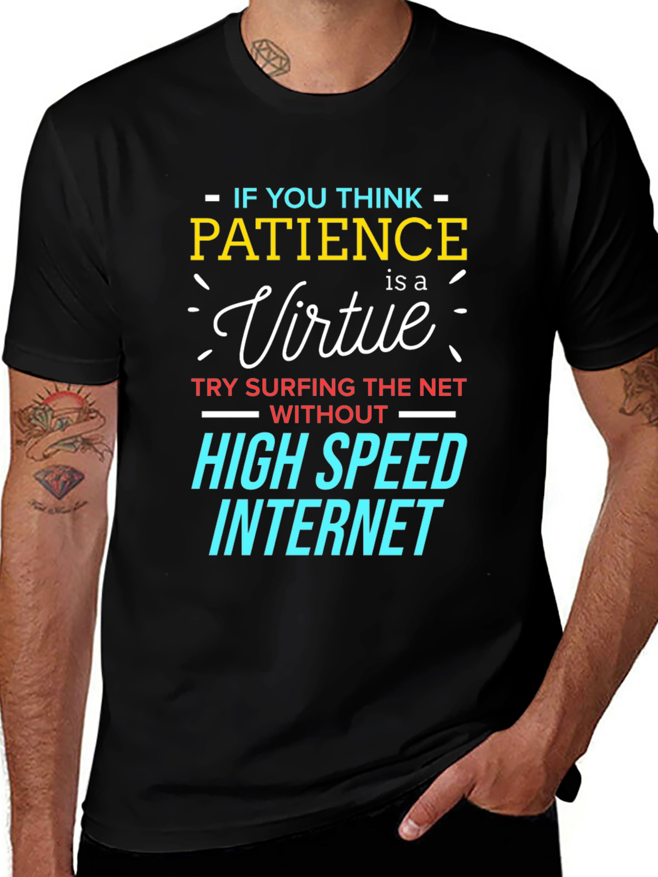 Patience Virtue High Speed Internet T-Shirt