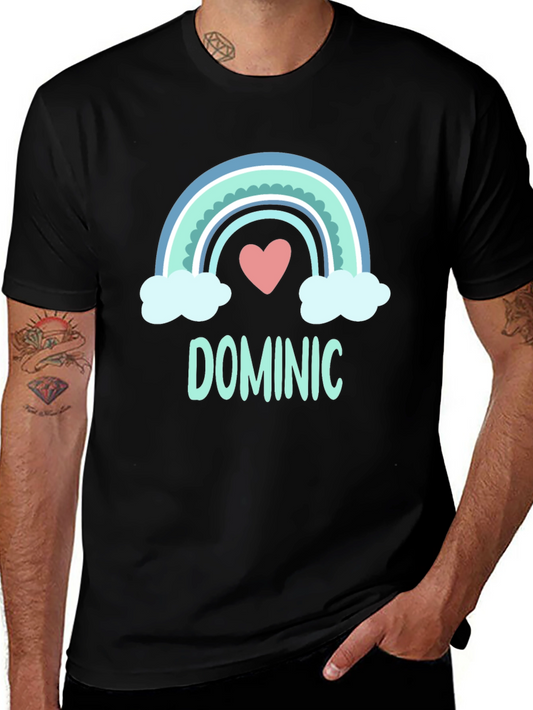 Dominic Rainbow Personalized T-Shirt