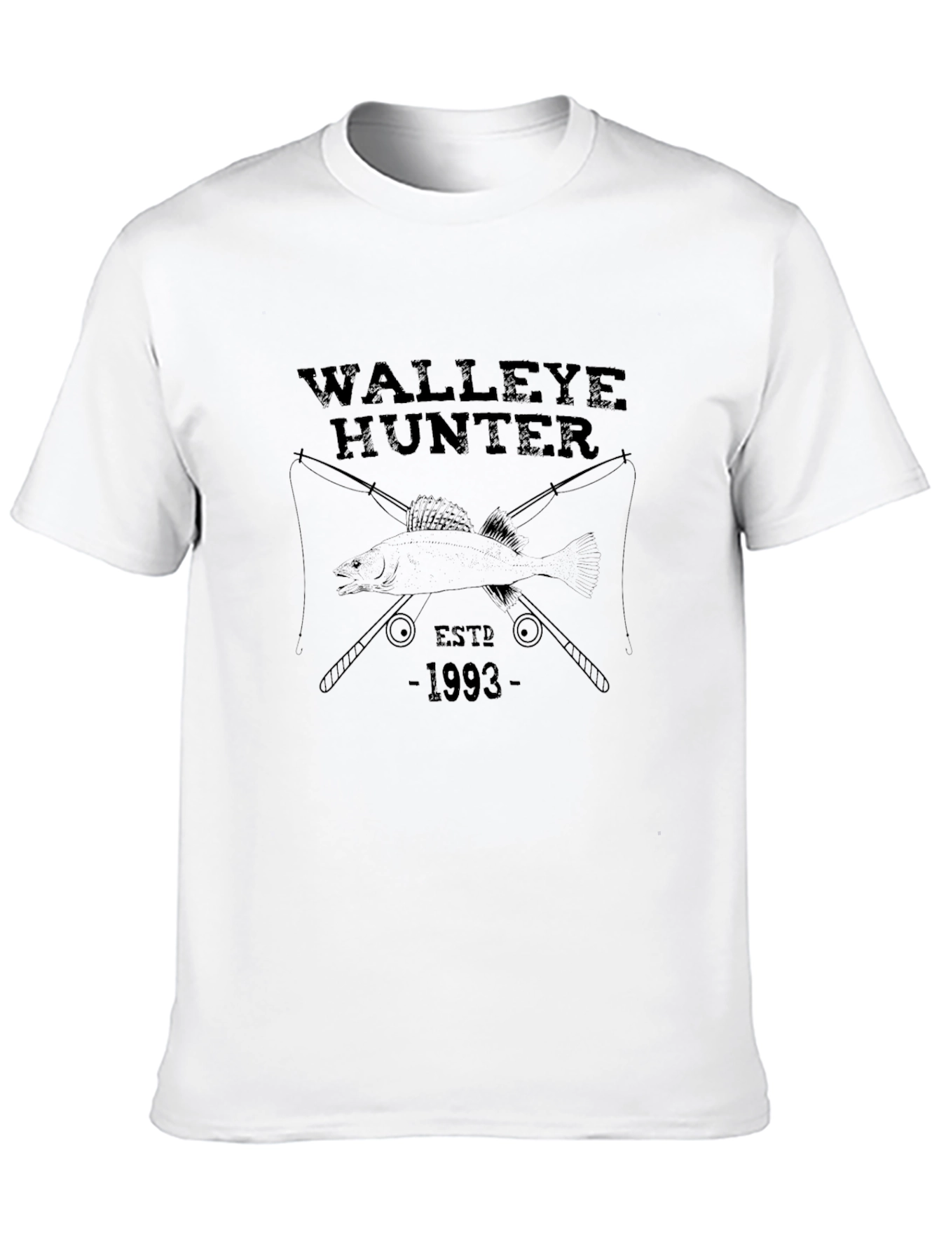 Walleye Hunter T-Shirt - Est. 1993 - Fishing Tee