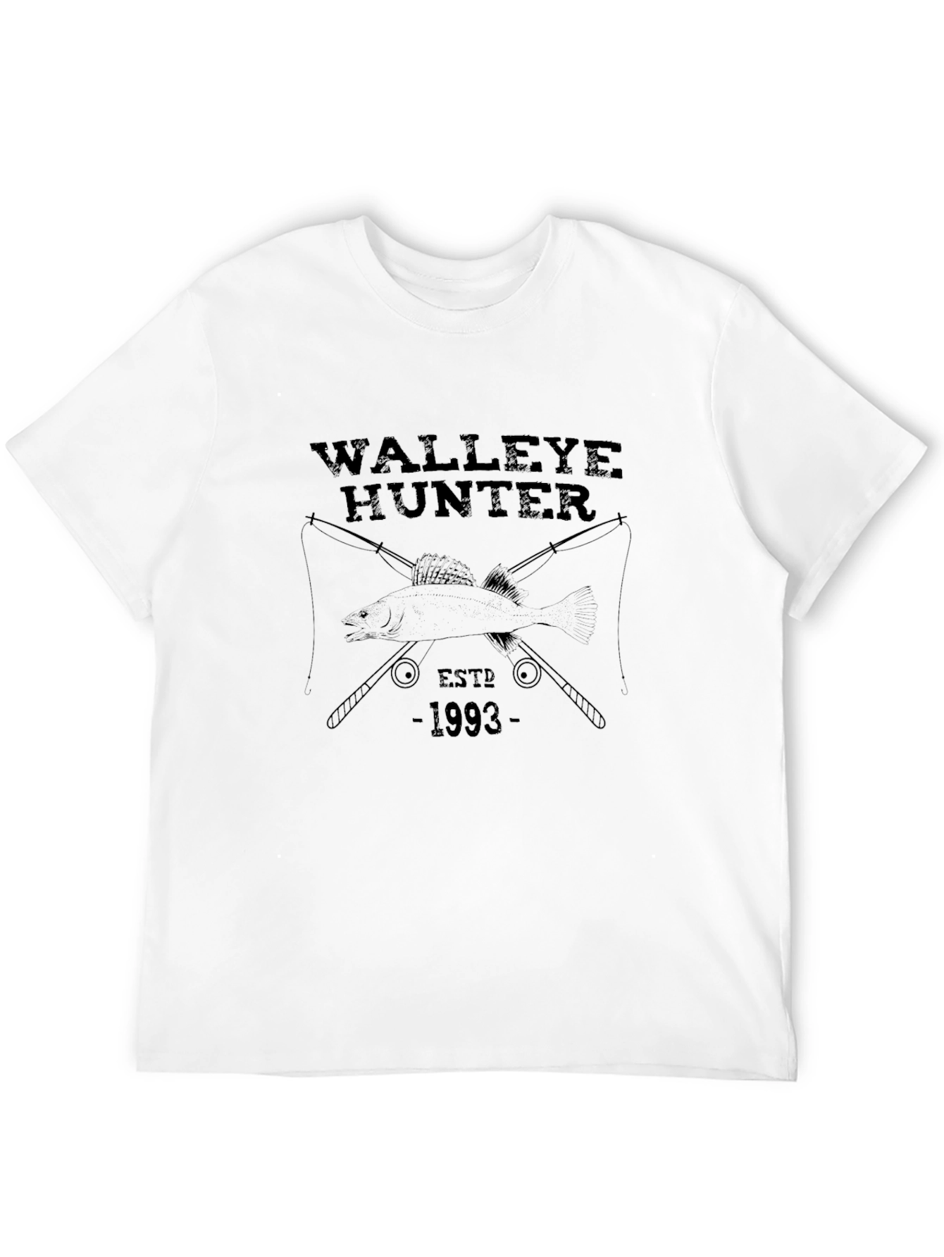 Walleye Hunter T-Shirt - Est. 1993 - Fishing Tee