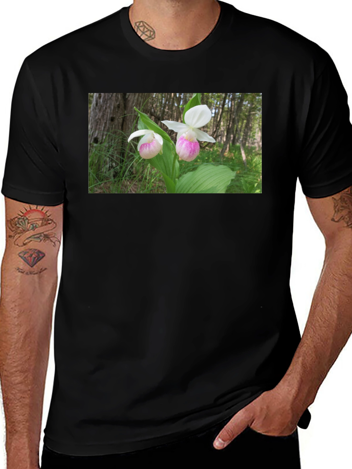 Lady Slipper Orchid T-Shirt