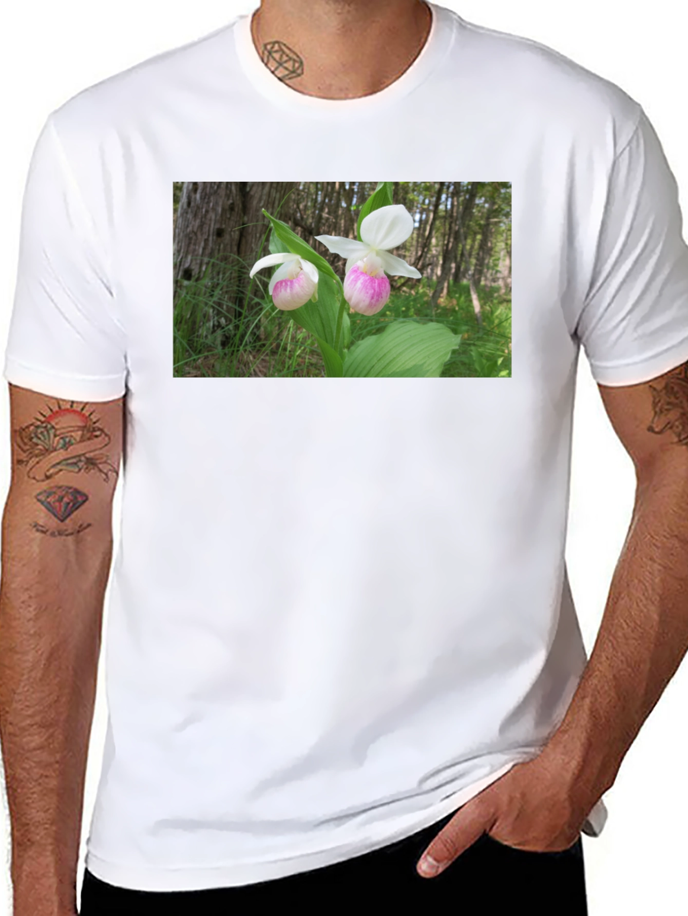 Lady Slipper Orchid T-Shirt