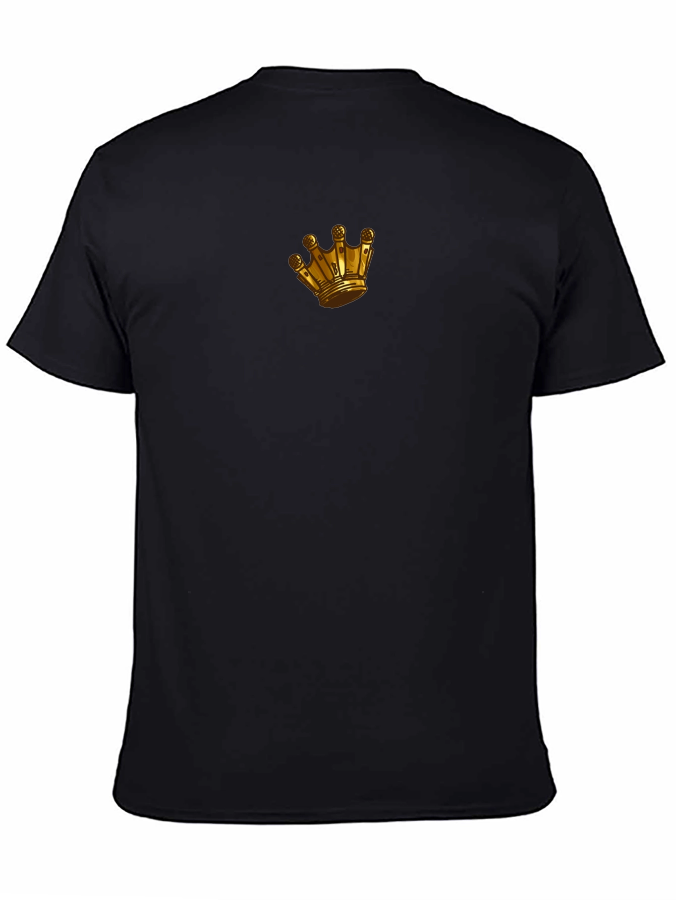Gold Crown Graphic Black T-Shirt