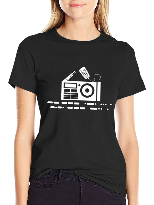 Ham Radio T-Shirt - Black Amateur Radio Tee