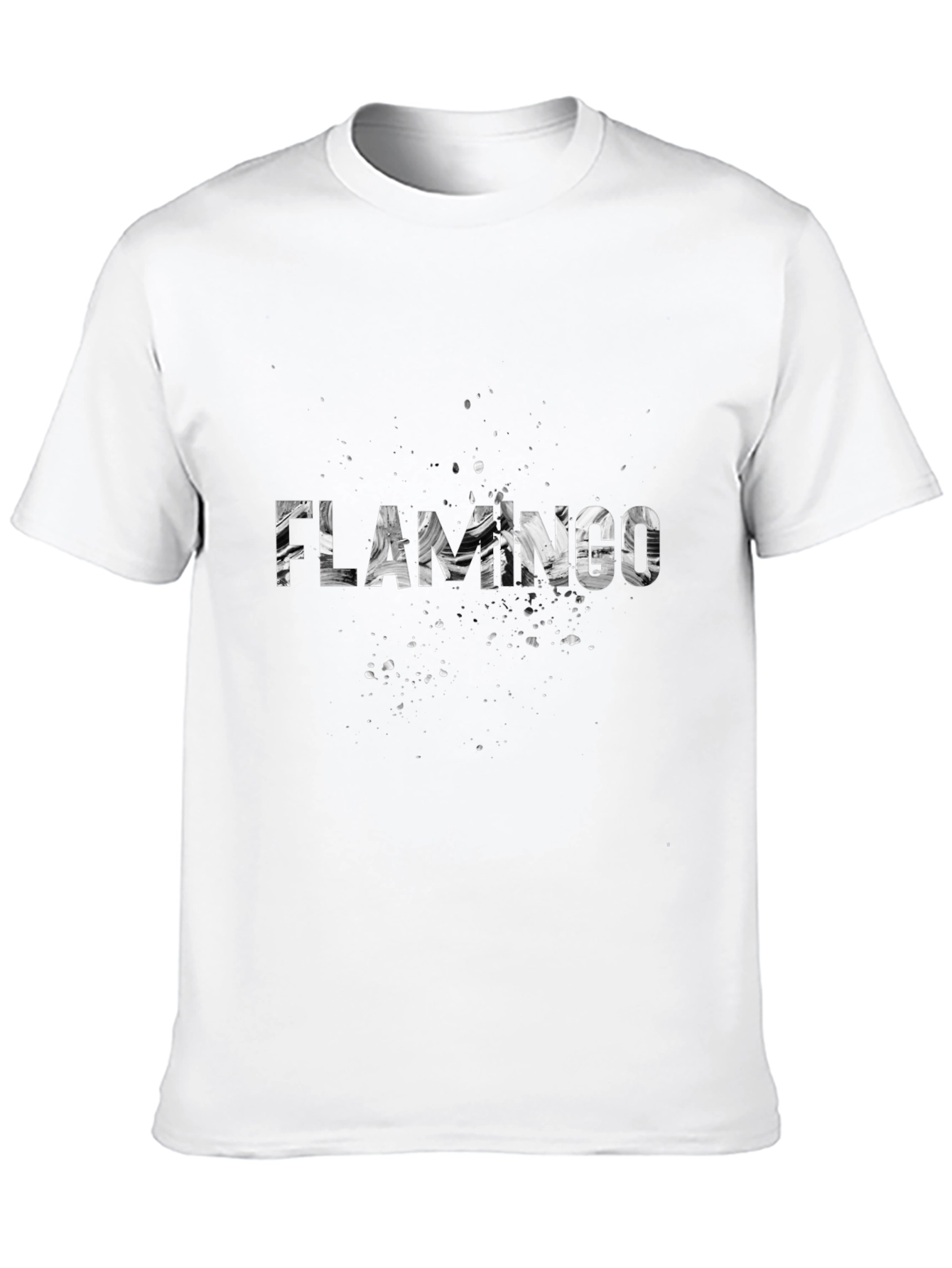 Flamingo Graphic Black T-Shirt - Casual Style