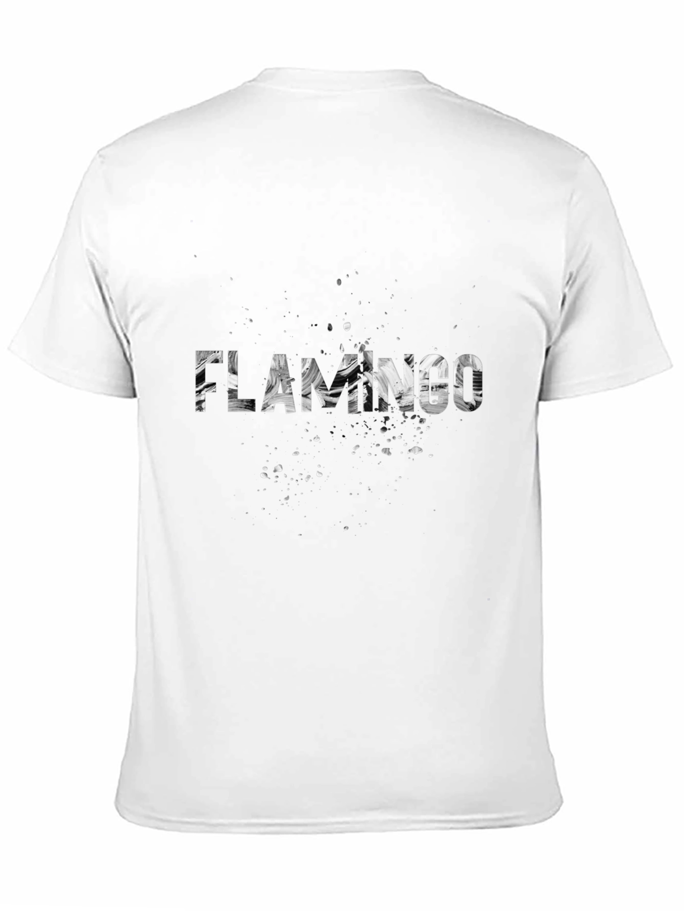 Flamingo Graphic Black T-Shirt - Casual Style