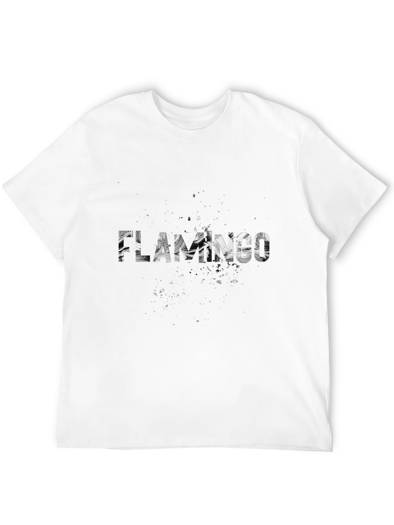 Flamingo Graphic Black T-Shirt - Casual Style