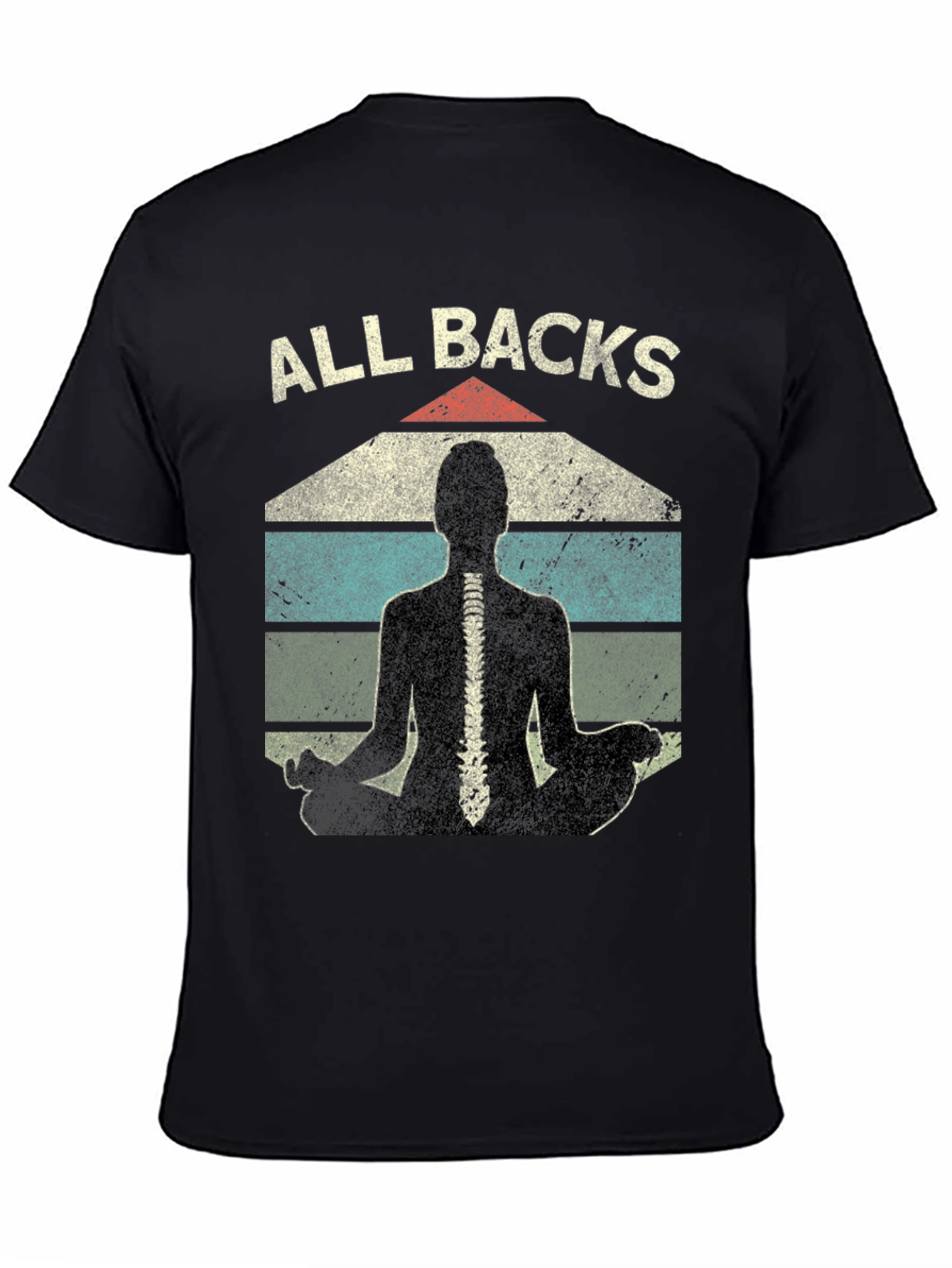 All Backs Yoga Spine T-Shirt