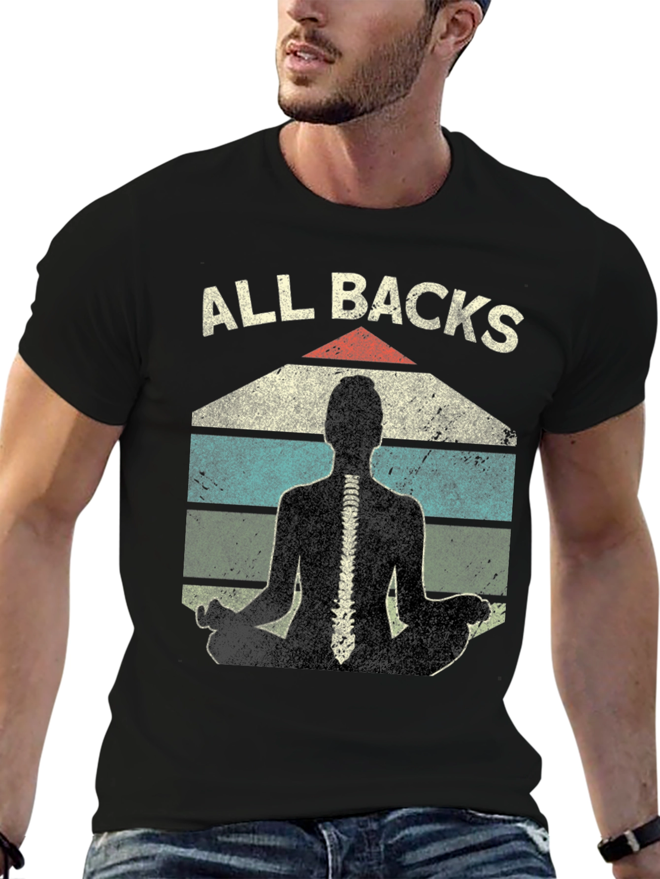 All Backs Yoga Spine T-Shirt