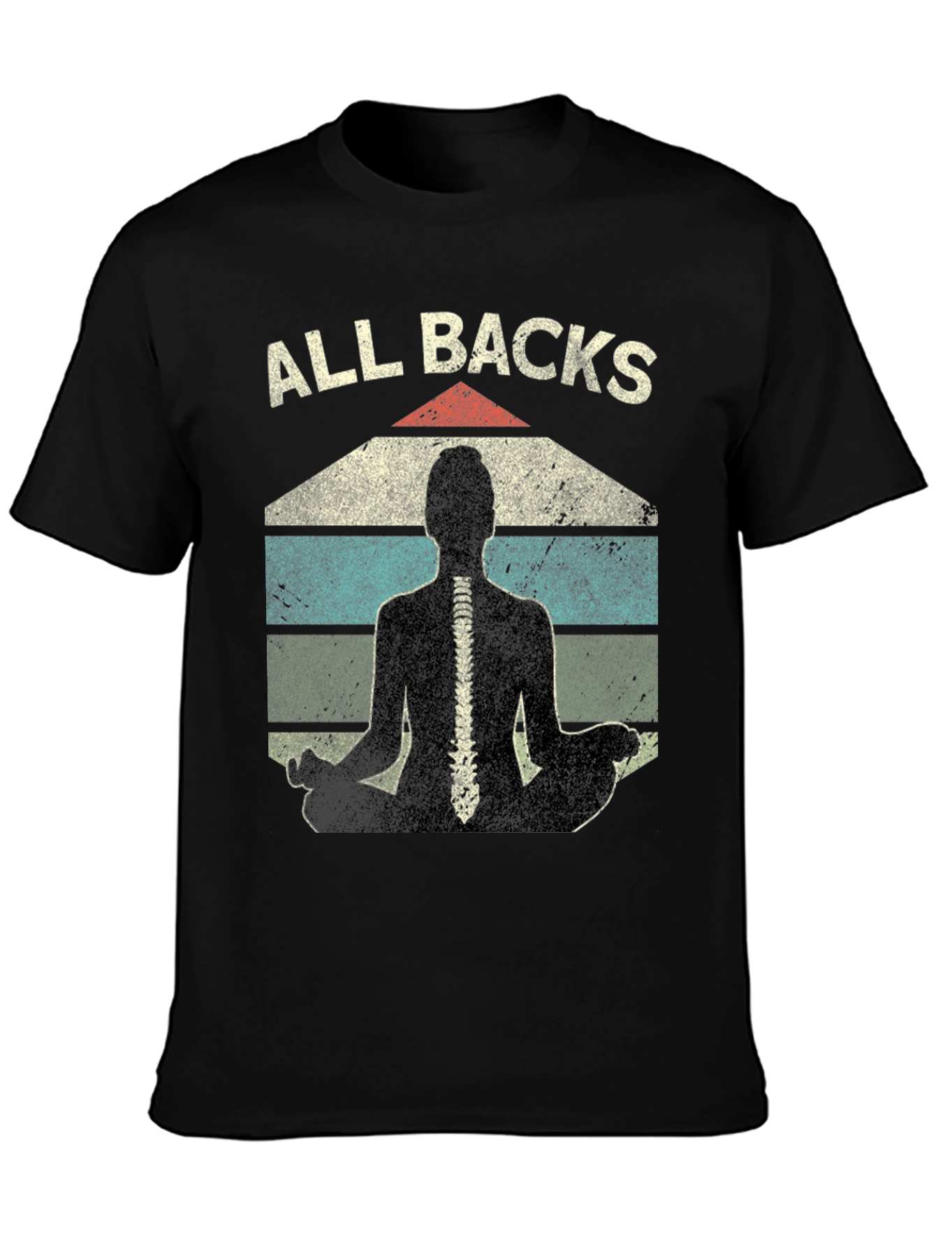 All Backs Yoga Spine T-Shirt