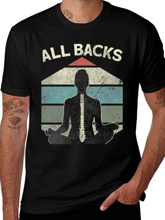 All Backs Yoga Spine T-Shirt