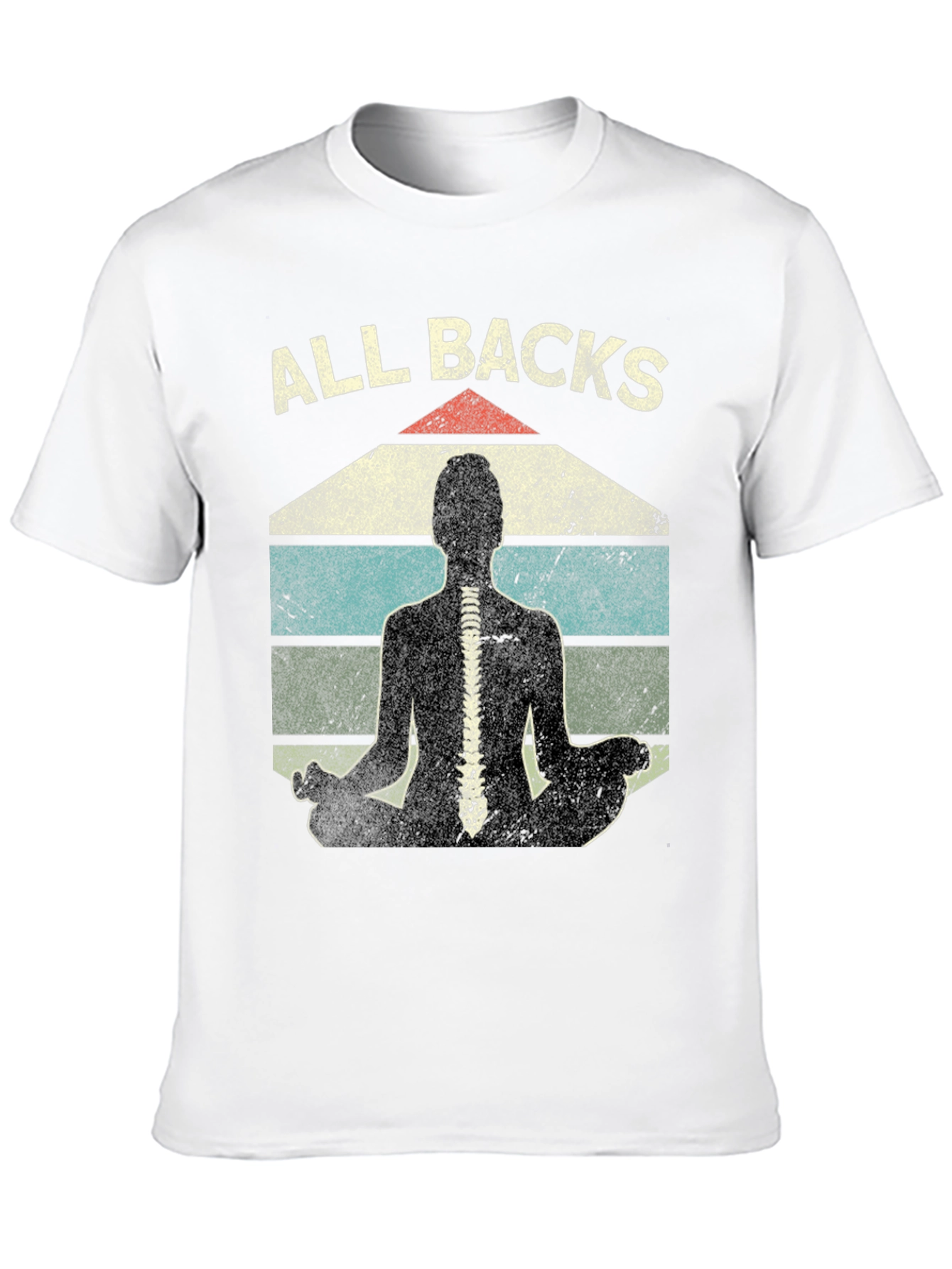 All Backs Yoga Spine T-Shirt