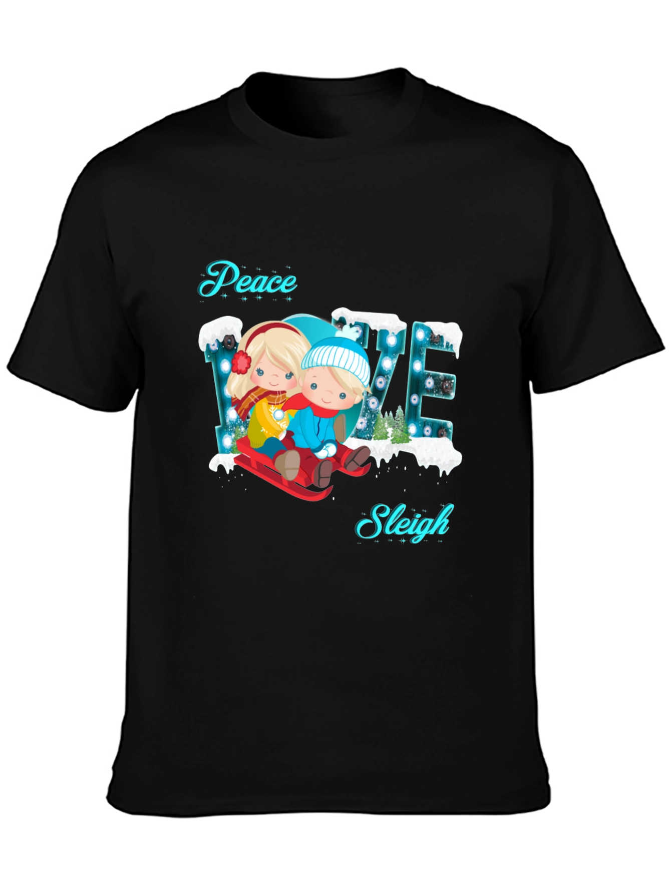 Peace Love Sleigh T-Shirt